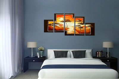 Модульная картина "Дорога к солнцу"