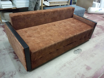 Диван -кровать "Акцент" коричневый (НМ)