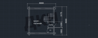 Дом 6*6 из бревна