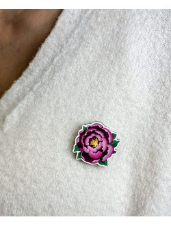 БРОШЬ "ПИОН"