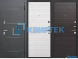 Дверь входная металлическая Гарда Серебро 7,5 см купить в Челябинске | КВИРТЕК