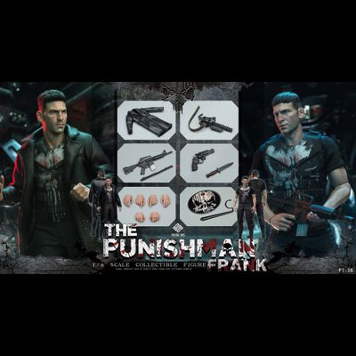 Каратель (Джон Бернтал, The Punisher)  - КОЛЛЕКЦИОННАЯ ФИГУРКА 1/6 scale The Punishman Frank (PT-sp38) - PRESENT TOYS