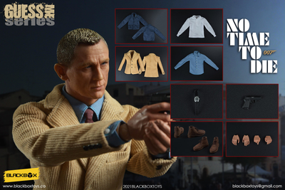 Джеймс Бонд (Дэниел Крейг, "Не время умирать") - КОЛЛЕКЦИОННАЯ ФИГУРКА 1/6 GUESS ME SERIES “ NO TIME TO DIE” (BBT9025) - BLACKBOXTOYS