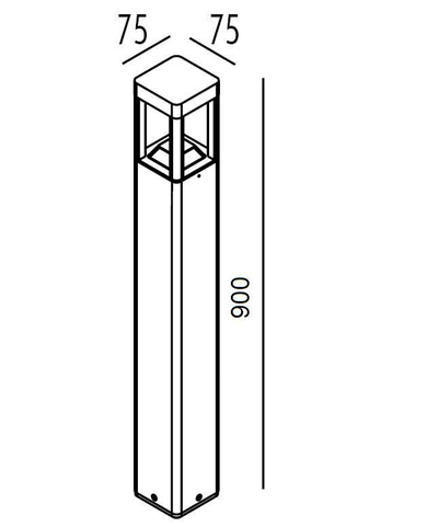 Ландшафтный светильник серии  BRISBANE  LED 900