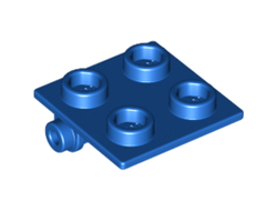 Hinge Brick 2 x 2 Top Plate, Blue (6134 / 4118900 / 4195007 / 613423)