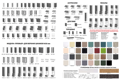 Кёльн модульная кухня Софт пломбир