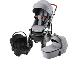 Коляска 3в1 Britax Roemer Smile 5Z Frost Grey + BS CORE Space Black