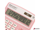 Калькулятор настольный BRAUBERG EXTRA PASTEL-12-PK (206×155 мм), 12 разрядов, двойное питание, РОЗОВЫЙ. 250487