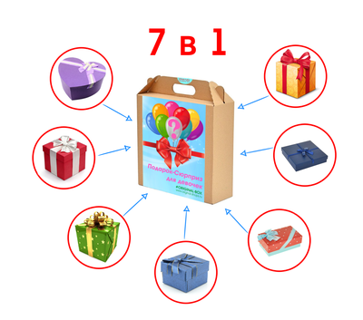 Подарочный набор OriginalBox «Подарок-сюрприз для милых дам или девочек»