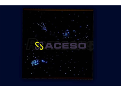 Напольный ковер "Звездное небо" без п/у 1500х1000 120 точек RG216