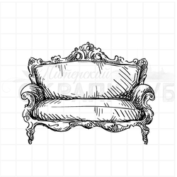 Штамп диван