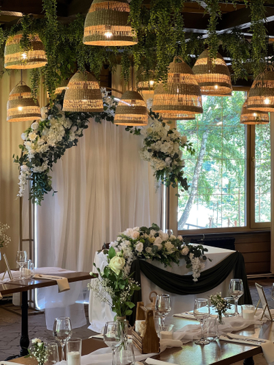 Арка железная трио