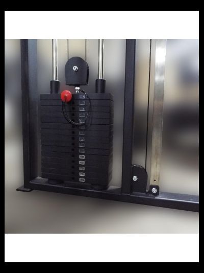 Блочная рама сдвоенная угловая (кроссовер угловой) 2х70 кг AV204/80