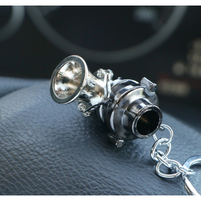 Брелок турбина, металл, ХРОМ