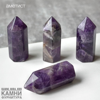 Столбик шестигранный 35х15х15 мм, вид камня в ассортименте, цена за штуку
