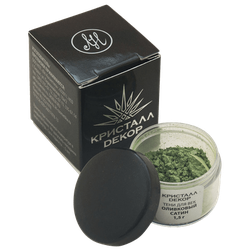 Тени для век "Оливковый сатин", Кристалл Декор