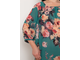 Платье женское А-образного силуэта из шифона арт. 5825 (цвет бирюза) Размеры 48-64