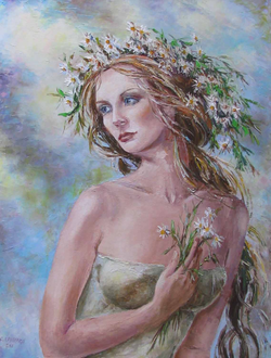 Портрет Ромашковые небеса Круглова Светлана