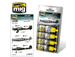 Ammo MIG: Набор акриловых красок: Luftwaffe early colors