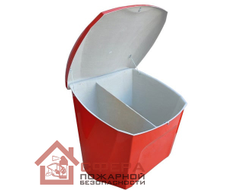 Ящик для песка двухсекционный 0,25 куб.м.