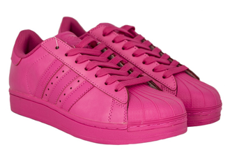 Adidas SuperStar Розовые, кожа (36-40) Арт. N004F