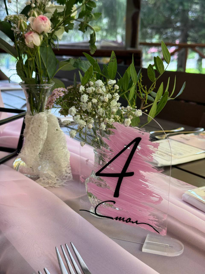 Номер на стол "Акриловые"