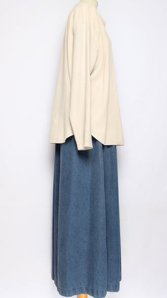 Рубашка вельветовая "СТОЙКА ПУГОВИЦЫ" серая р.46-52