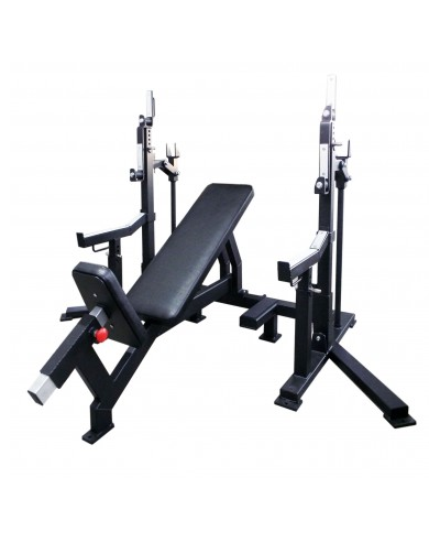 Стойка для пауэрлифтинга с тремя скамьями AV132/80