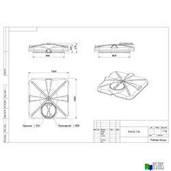 Бак душевой «РОСА» 130 литров