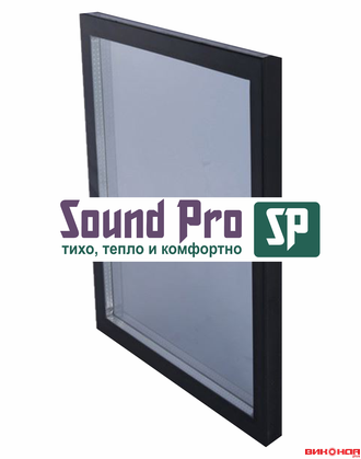 Стеклопакет Sound Pro.  ЗВУКОИЗОЛЯЦИОННЫЙ, ЭНЕРГОСБЕРЕГАЮЩИЙ + 6 мм стекло