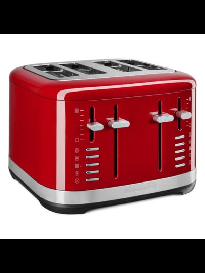 Тостер KitchenAid на 4 хлебца, красный, 5KMT4109EER