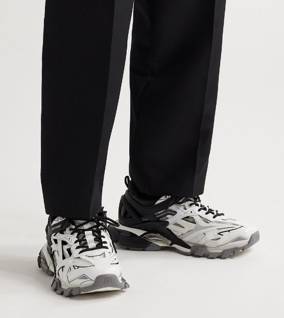 Кроссовки Balenciaga Track.2 черные с белым
