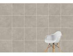 MICROCEMENT, керамогранит, 60x60 см, Светлый Греж, Матовый (8 мм), K947892R