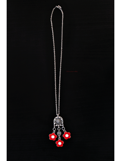 Подвеска в славянском стиле &quot;Край алых цветов&quot;