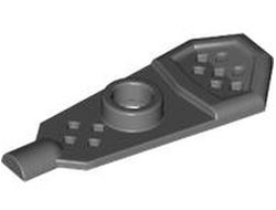 Minifigure Footgear Snowshoe - Short Front End, Dark Bluish Gray (11187 / 6446176)