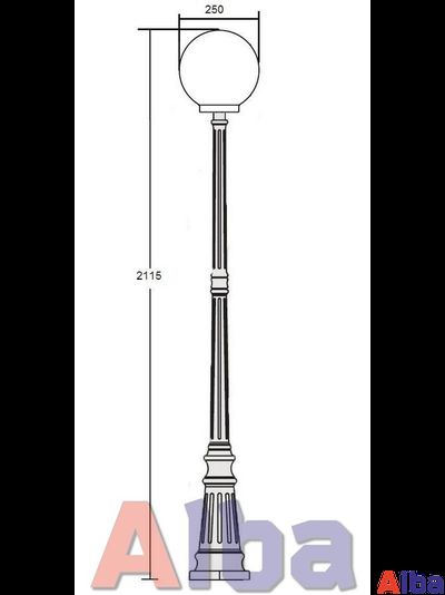 Globo 88209 S Парковый светильник
