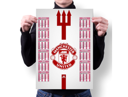 Календарь настенный Манчестер Юнайтед, Manchester United FC №19