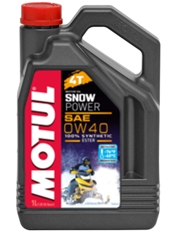 Моторное масло для снегоходов Motul Snowpower 0W40 4T (Синтетика) - 4Л (105892)