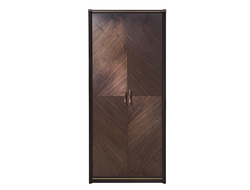 Шкаф 2-х дверный Венеция платяной Т-152 Моккачино/орех (L100*P61,8*h223) Timber