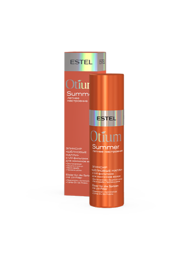Estel Professional OTIUM Summer Эликсир Шелковые капли с UV-фильтром для кончиков волос, 100 мл