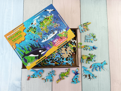 Фигурный пазл "Планета Земля"