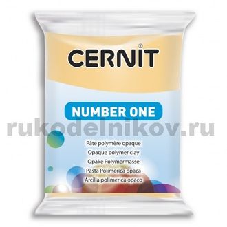 полимерная глина Cernit Number One, цвет-cupcake 739 (кекс), вес-56 грамм