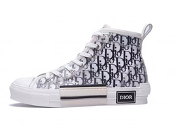 Кеды Converse Dior серые высокие (36-41)