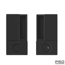 Ручка WAVE для распашных дверей WC матовый черный