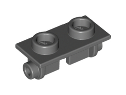 Hinge Brick 1 x 2 Top Plate, Dark Bluish Gray (3938 / 4541235 / 6176400)