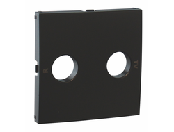 Efapel 90776 TPM, Лицевая панель розетки ТВ/Радио, матовый черный