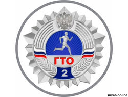 ТАБЛИЧКА ГТО -СЕРЕБРО   500х500мм (вид-1)