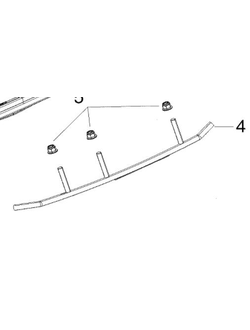 Конек Оригинал BRP (LYNX) 505073493 для BRP LYNX/Ski-Doo