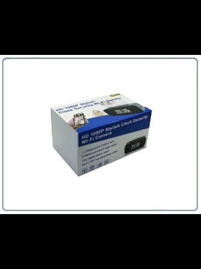 WiFi видеоняня/охранная видеокамера с информатором времени, температуры и влажности в помещении, с DVR, Full HD (TinyCam)