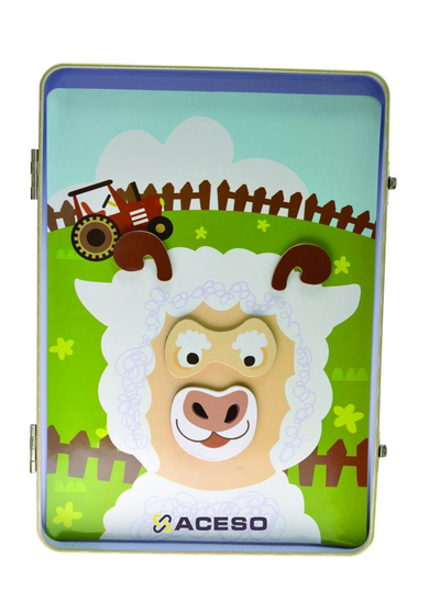 Магнитный развивающий конструктор Магнитные животные для детей